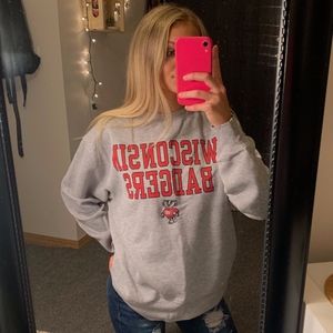 Wisconsin badgers crew neck